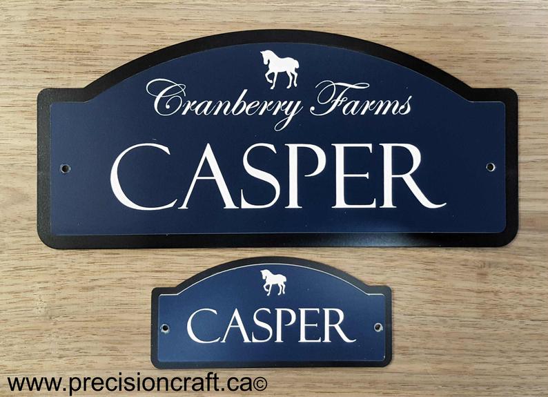 custom horse name plates precision laser