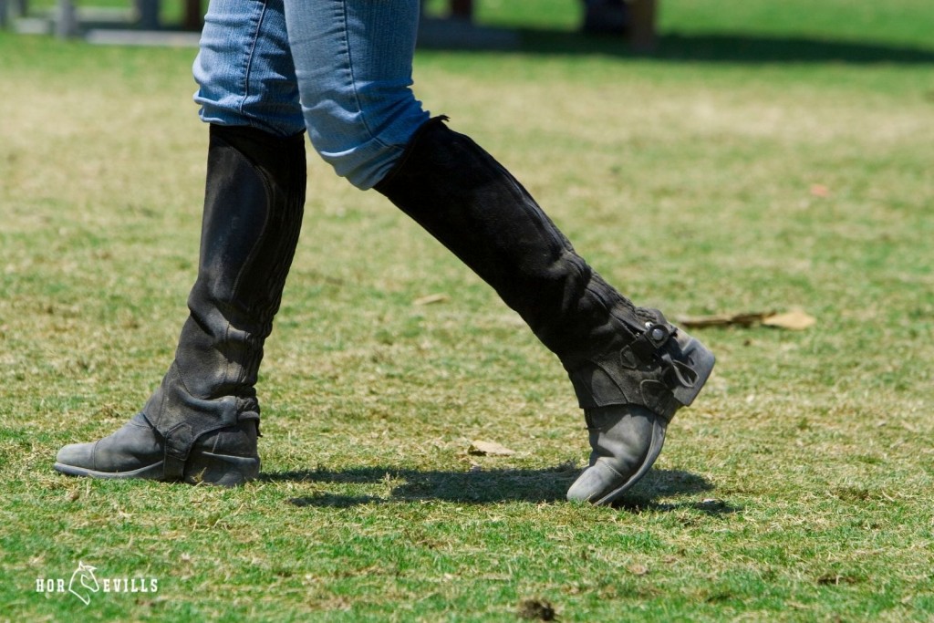 a girl wearing half chaps for horse riding but how to measure half chaps properly?