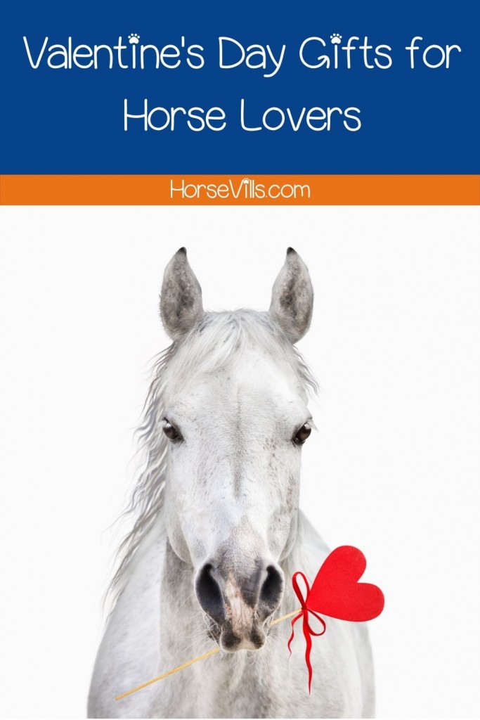 horse biting a heart