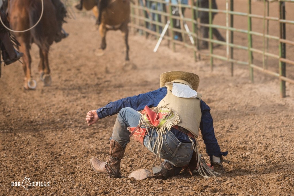 cowboy getting up slowly