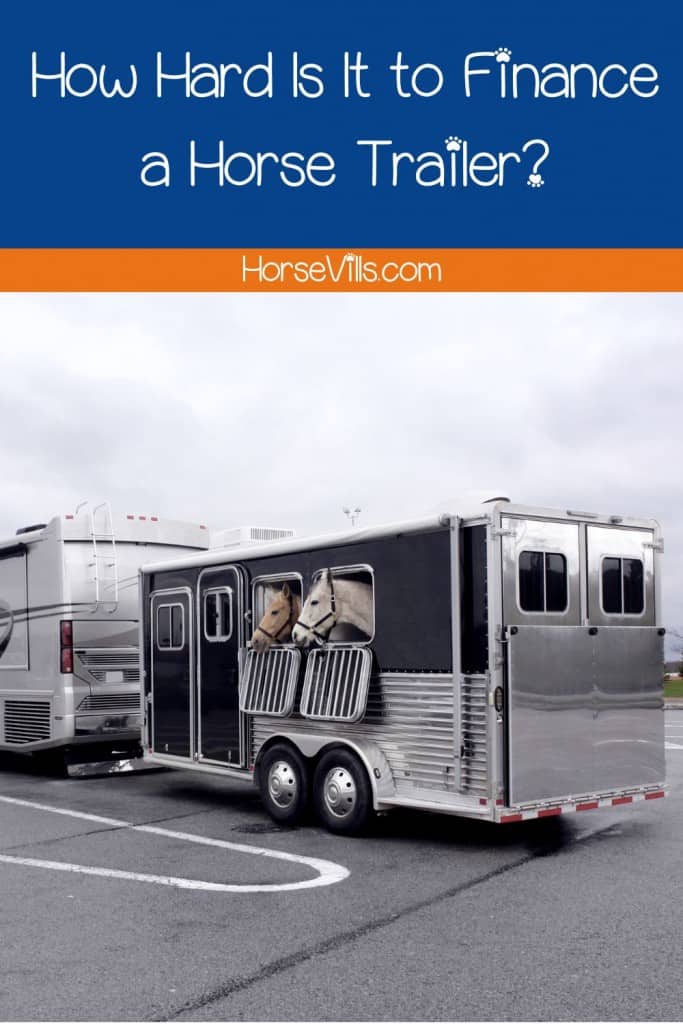Horse Trailer on the road