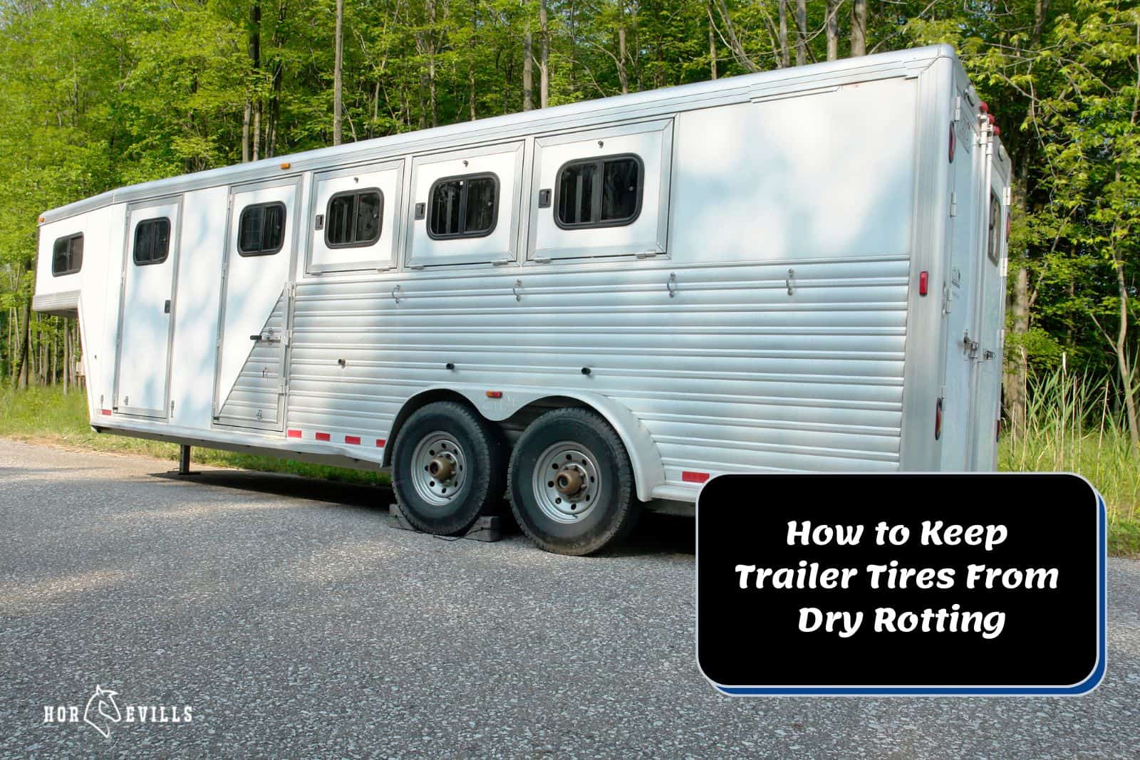how to keep trailer tires from dry rotting