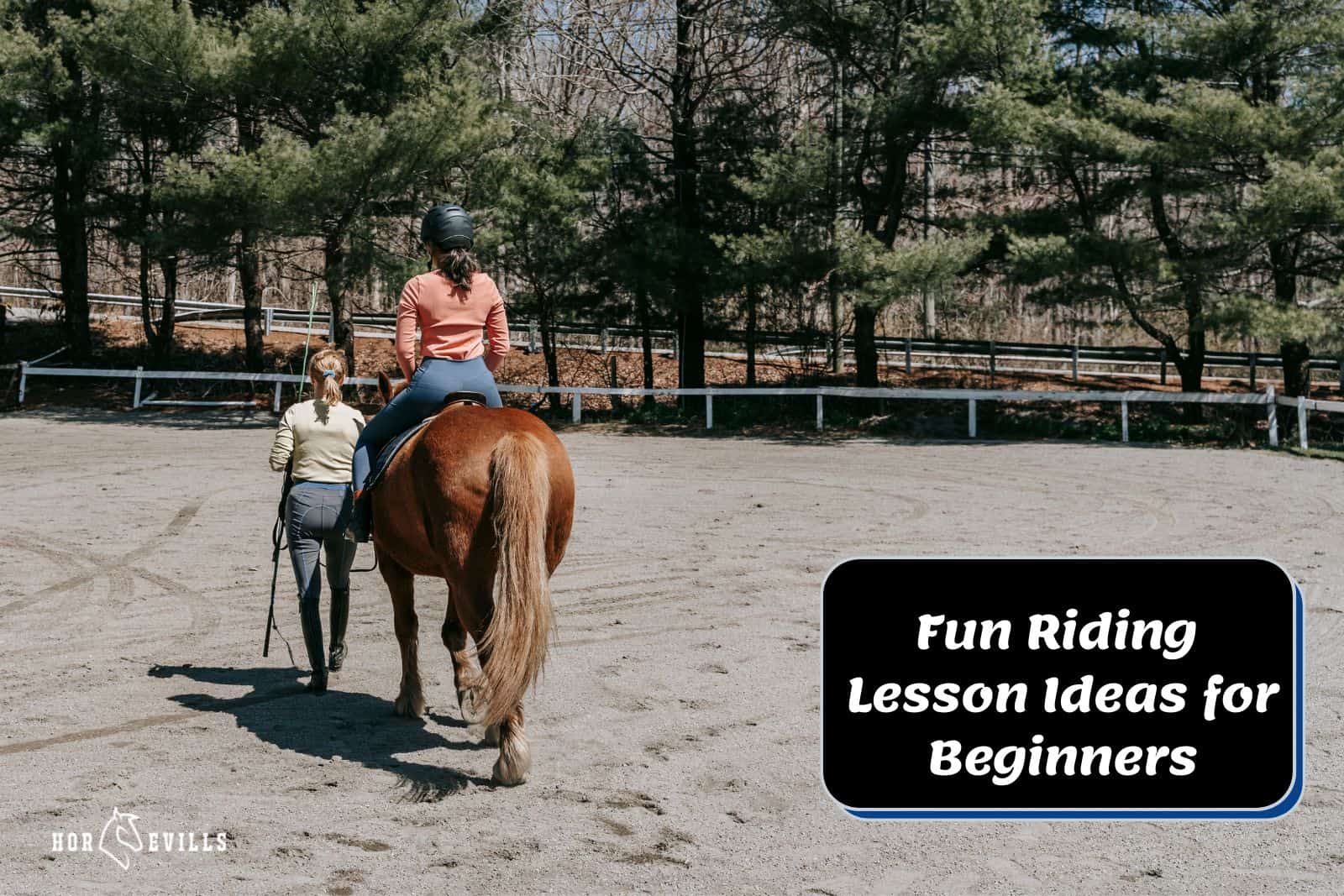 little girl having some Fun Riding Lesson Ideas for Beginners