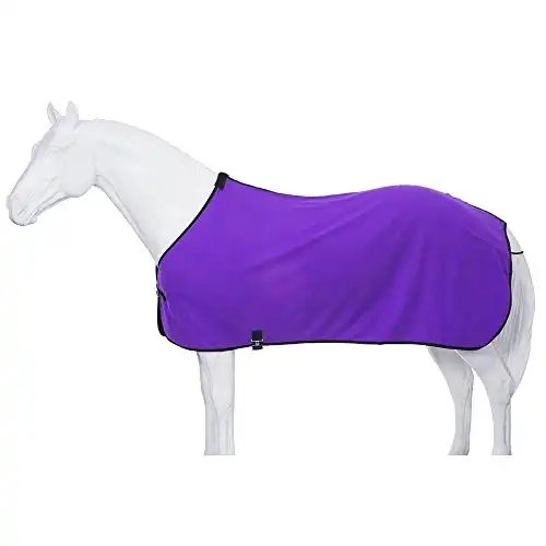 Tough 1 Soft Fleece Blanket Liner/Sheet, Purple, Large